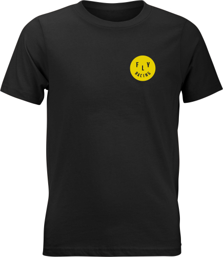 Fly Racing - Fly Racing Fly Youth Smile Tee - 352-0635YL - Black - Large