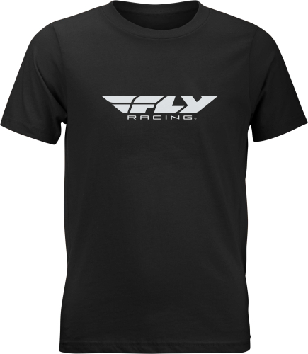 Fly Racing - Fly Racing Fly Youth Corporate Tee - 352-0664YL - Black - Large