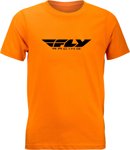 Fly Racing - Fly Racing Fly Youth Corporate Tee - 352-0665YM - Orange - Medium