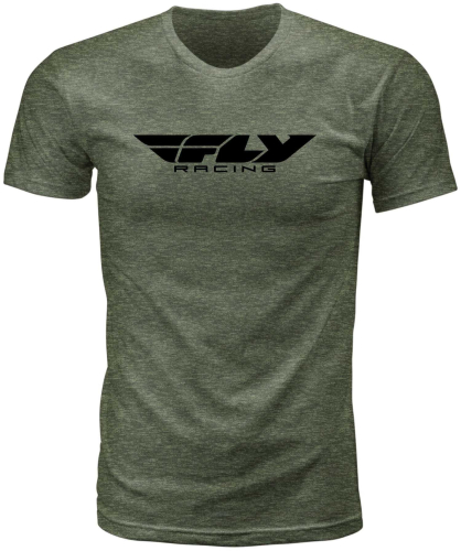 Fly Racing - Fly Racing Fly Corporate Tee - 352-19402X - Moss Heather - 2XL