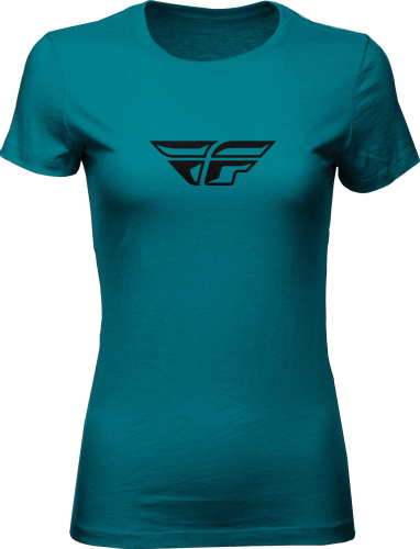 Fly Racing - Fly Racing Fly F-Wing Womens Tee - 356-04832X - Teal - 2XL