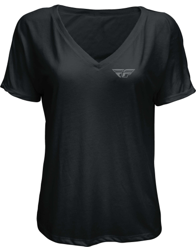 Fly Racing - Fly Racing Fly Crush Womens Tee - 356-0500M - Black - Medium