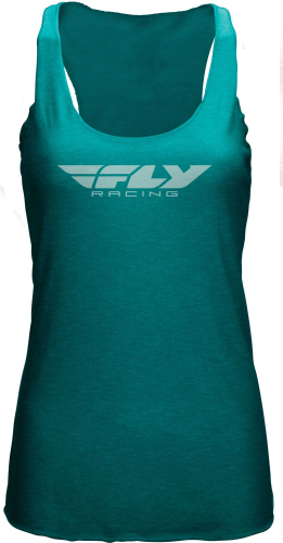 Fly Racing - Fly Racing Fly Corporate Womens Tank Top - 356-6152S - Teal - Small