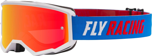 Fly Racing - Fly Racing Zone Goggles - FLA-055 - Blue/White/Red - OSFM