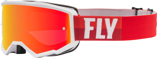 Fly Racing - Fly Racing Zone Goggles - FLA-059 - White/Red - OSFM