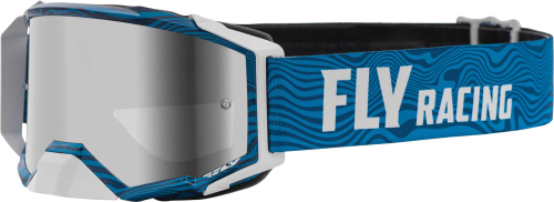 Fly Racing - Fly Racing Zone Pro Goggles - FLA-064 - Blue/White - OSFM