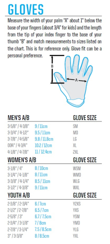 Answer - Answer A21 AR1 Swish Youth Gloves - 0402-2158-4353 - Pro Blue/Astana/Red - Medium