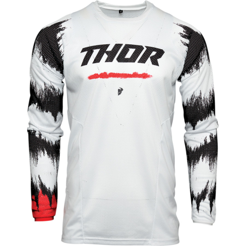 Thor - Thor Pulse Air Rad Youth Jersey - 2912-1971 - White/Red - X-Large