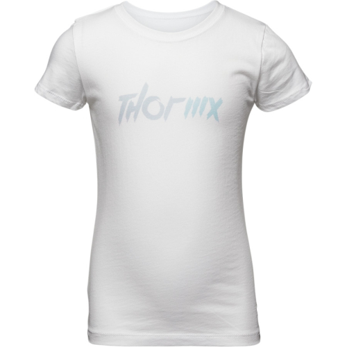 Thor - Thor MX Girls Youth T-Shirt - 3032-3321 - White - Large