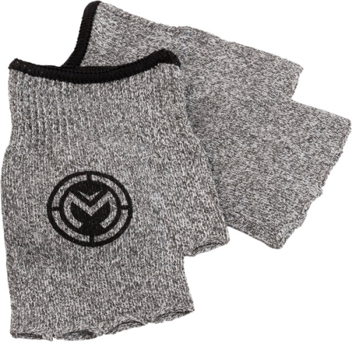 Moose Racing - Moose Racing Abrasion Resistant Gloves Liners-Fingerless - 3330-6570 - Gray - Large