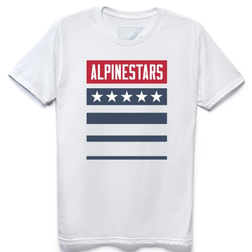 Alpinestars - Alpinestars National T-Shirt - 1230-72104-20-2XL - White - 2XL