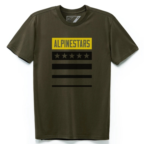 Alpinestars - Alpinestars National T-Shirt - 1230-72104-690-2XL - Military - 2XL