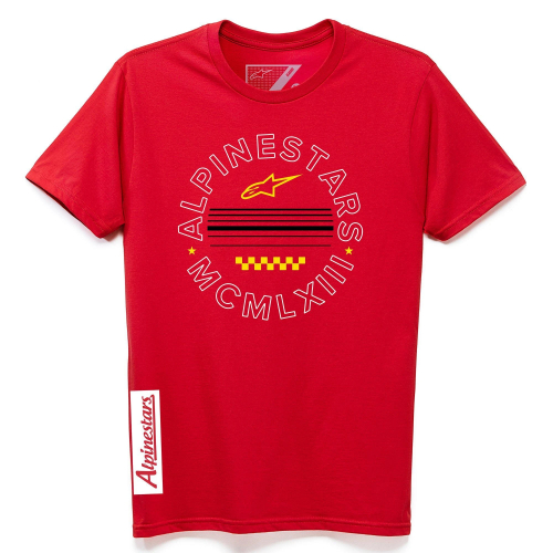 Alpinestars - Alpinestars Circular T-Shirt - 1230-72114-30-2XL - Red - 2XL