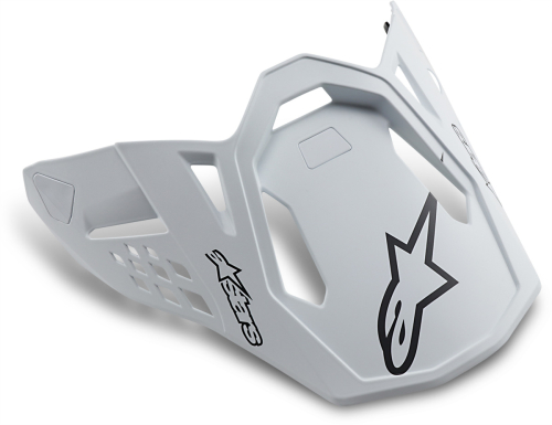 Alpinestars - Alpinestars Visor for S-M10 Supertech Helmets - Dyno/Matte/White - 8981319-2000