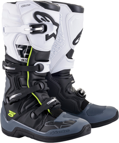 Alpinestars - Alpinestars Tech 5 Boots - 2015015-102-14 - Black/Gray/White - 14
