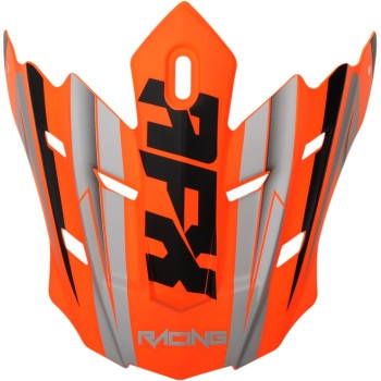 AFX - AFX Peak for FX-17 Helmets - Force Matte Neon Orange/Silver - 0132-1176