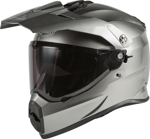 G-Max - G-Max AT-21 Solid Helmet - G1210473 - Titanium - X-Small