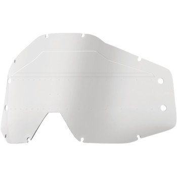 100% - 100% Replacement Lens for Youth Forecast Advanced Mud System - Clear with Bumps - 51221-510-02