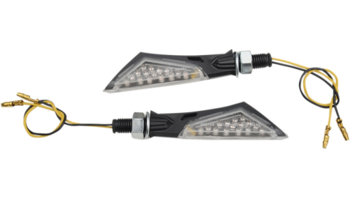 Moto MPH - Moto MPH Micro Blade Led Marker Light - Black Matte - 4in. x 1in. - MPH-1230