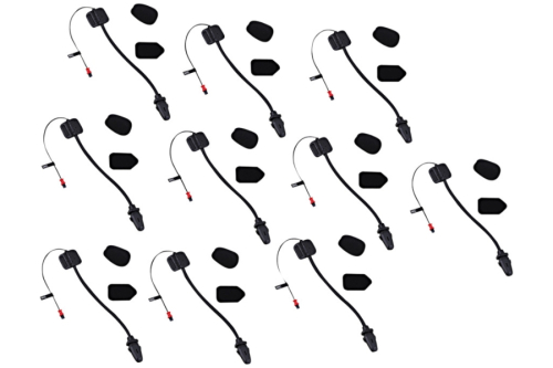 SENA - SENA Wired Boom Microphone Bulk Pack for Sena 10S 4.1 Bluetooth System - R-10S-WBMIC-B10