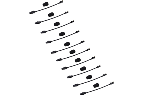 SENA - SENA Boom Microphone Bulk Pack for 30K Mesh Intercom Systems - R-30K-BMIC-B10