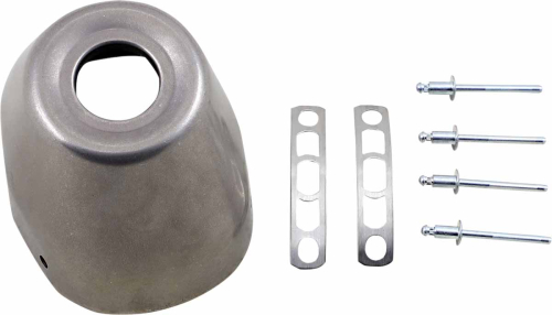FMF Racing - FMF Racing PowerCore 2.1 End Cap - Titanium - 1.14in. - 020523