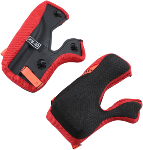 Alpinestars - Alpinestars Cheek Pad for S-M10/S-M8 Supertech Helmets - Black - XS(+5mm) - 8982119-10-XS
