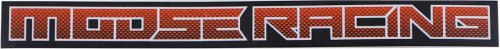 Moose Racing - Moose Racing Corporate Decal - Orange/White - 4320-2410