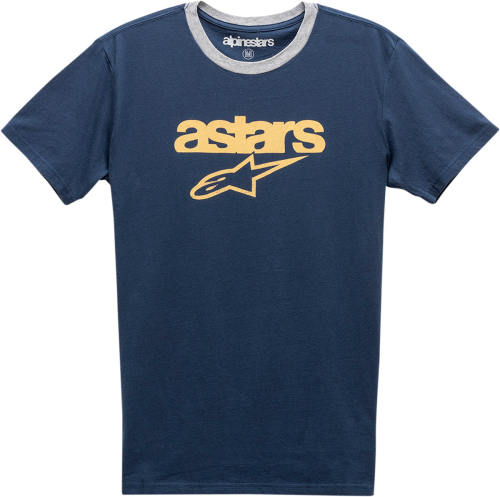 Alpinestars - Alpinestars Match Premium T-Shirt - 12117401070262X - Navy/Gray Heather - 2XL