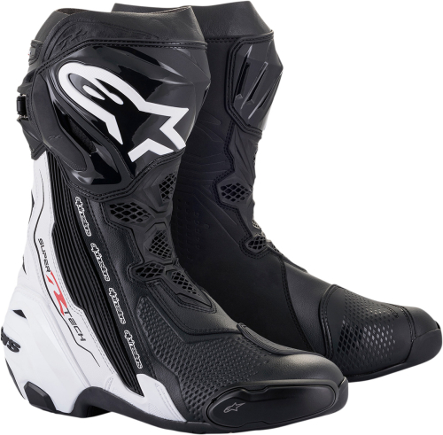 Alpinestars - Alpinestars Supertech R Boots - 2220021-12-39 - Black/White - 6