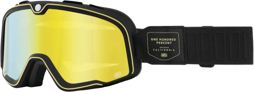 100% - 100% Barstow Caliber Goggles - 50002-255-01 - Caliber / Flash Yellow Lens - OSFM