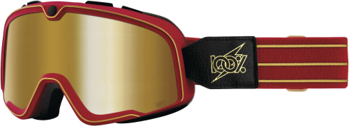 100% - 100% Barstow Cartier Goggles - 50002-253-01 - Cartier / True Gold Lens - OSFM