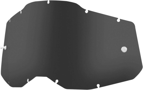 100% - 100% Replacement Lens for Adult Racecraft 2/Accuri 2/Stratus 2 Goggles - Dark Smoke - 51008-103-01