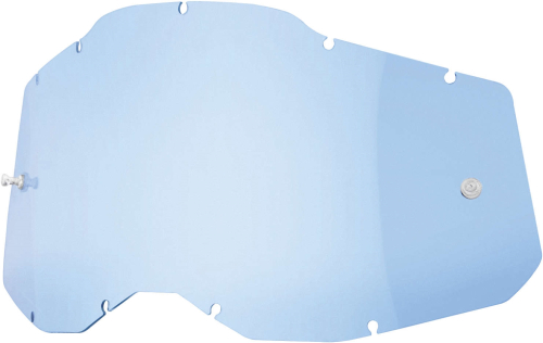 100% - 100% Replacement Lens for Adult Racecraft 2/Accuri 2/Stratus 2 Goggles - Blue - 51008-107-01