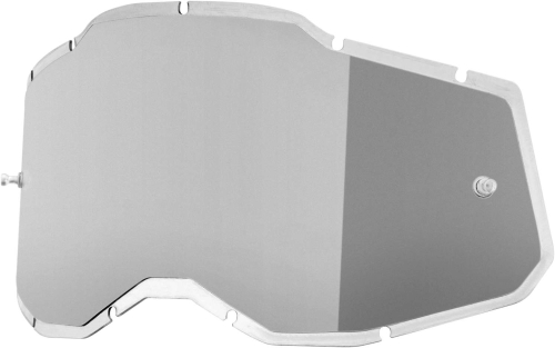 100% - 100% Replacement Injected Lenses for Adult Racecraft 2/Accuri 2/Stratus 2 Goggles - Silver - 51008-304-01