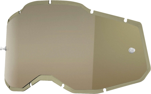 100% - 100% Replacement Injected Lenses for Adult Racecraft 2/Accuri 2/Stratus 2 Goggles - Olive - 51008-309-01
