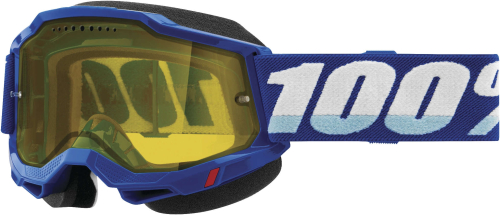 100% - 100% Accuri 2 Snow Goggles - 50223-608-02 - Blue / Yellow Lens - OSFA