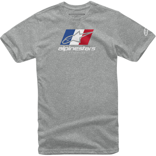 Alpinestars - Alpinestars World Tour T-Shirt - 1211-72010-1026-S - Heather Gray - Small