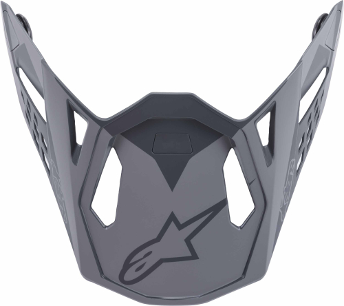 Alpinestars - Alpinestars Visor for S-M10 Meta Helmets - Cool Gray/Orange - 8981119-9000-M10
