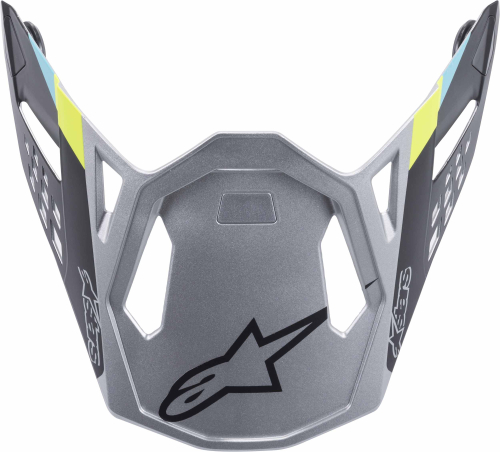Alpinestars - Alpinestars Visor for S-M8 Contact Helmets - Silver/Black - 8981219-1098-M8
