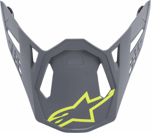 Alpinestars - Alpinestars Visor for S-M8 Radium Helmets - Yellow/Black/Gray - 8981519-9004-M8