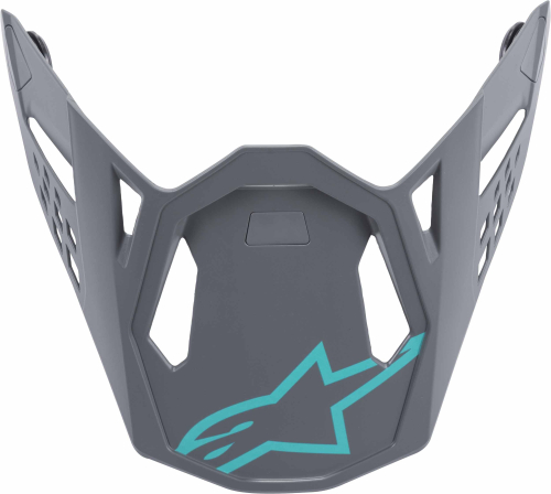 Alpinestars - Alpinestars Visor for S-M8 Radium Helmets - Teal/Gray/Black - 8981519-9007-M8