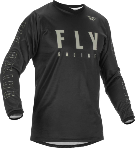 Fly Racing - Fly Racing F-16 Youth Jersey - 375-920YL - Black/Gray - Large