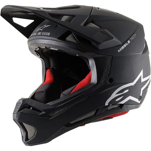Alpinestars - Alpinestars Missile Tech Solid Helmet - 8800120-110-LG - Matte Black - Large