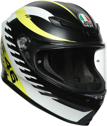 AGV - AGV K-6 Rapid 46 Helmet - 216301O0NY00105 - Black/Yellow - Small