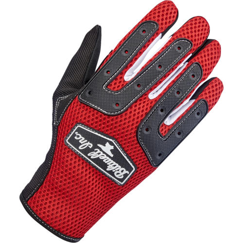 Biltwell Inc. - Biltwell Inc. Anza Gloves - 1507-0801-001 - Red/Black - X-Small