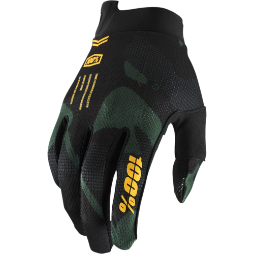 100% - 100% I-Track Sentinel Gloves - 10015-477-10 - Sentinel Black - Small