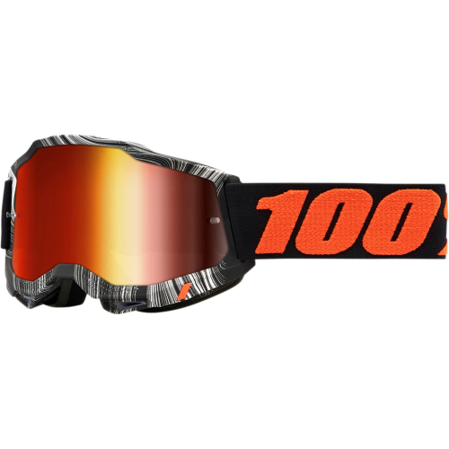 100% - 100% Accuri 2 Geospace Goggles - 50221-251-01 - Geospace/Black/Orange / Red Mirror Lens - OSFM