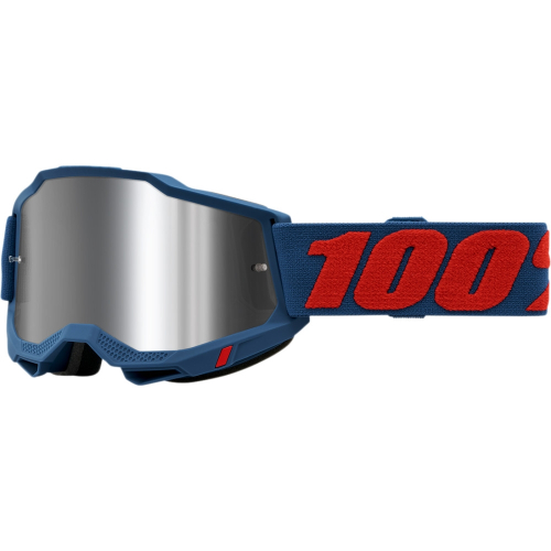 100% - 100% Accuri 2 Odeon Goggles - 50221-261-03 - Odeon/Blue/Red / Silver Mirror Lens - OSFM