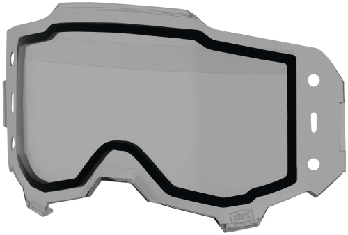 100% - 100% Armega Forecast Dual Pane Lens - Smoke - 51222-901-07